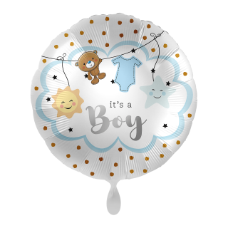 Folienballon Baby Boy is Coming