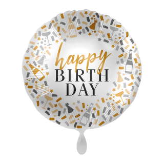 Folienballon Hallo Happy Birthday