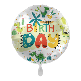 Folienballon Dinoland Birthday