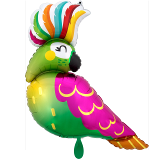 Folienballon Tropical Parrot