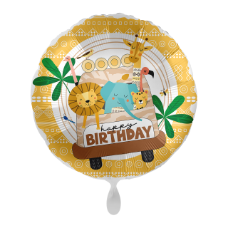 Folienballon Safariri Birthday