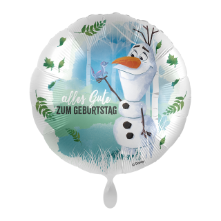 Folienballon Frozen Geburtstag Olaf und Bruni