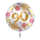 Folienballon Zahl 90 Shiny Dots