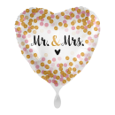 Folienballon Mr. & Mrs. Dotty Love