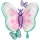 Folienballon Flutter Butterfly
