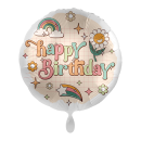 Folienballon Groovy Birthday