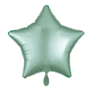 Folienballon Stern Mint Silk Lustre