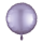 Folienballon Rund Pastel Lila Silk Lustre