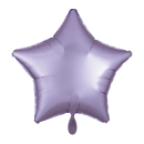 Folienballon Stern Pastel Lila Silk Lustre