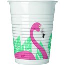 Plastikbecher Flamingo