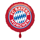 Folienballon FC Bayern München mit Füllung