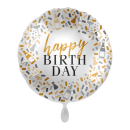 Folienballon Hallo Happy Birthday gefüllt