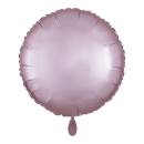 Folienballon Rund Pastel Rosa Silk Lustre