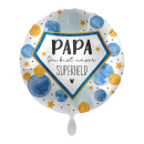 Folienballon Papa Superheld