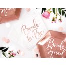 Servietten Bride to Be rosegold