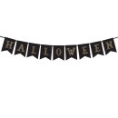 Bannergirlande Halloween schwarz