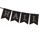 Bannergirlande Halloween schwarz