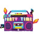 Folienballon Party Time Boom Box Figur