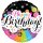 Folienballon HBD Birthday Little Stars holographic