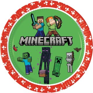 Pappteller Minecraft