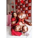 Folienballon (-) Teddy Bear Love nur zur Luftfüllung