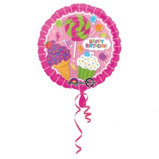 Folienballon Birthday Sweet Shop