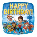 Folienballon Paw Patrol Happy Birthday