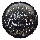 Folienballon Sparkling Birthday Herzlichen Glückwunsch