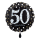 Folienballon Zahl 50 Sparkling Birthday