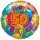 Folienballon Zahl 50 holographic