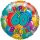 Folienballon Zahl 60 holographic