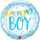 Folienballon Baby Boy Banner &amp; Dots