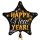 Folienballon Neujahr Gold und Silber Happy New Year
