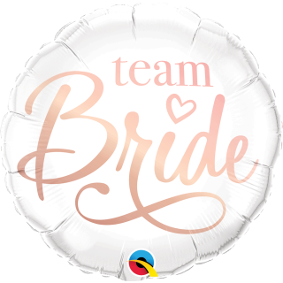 Folienballon Team Bride