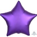 Folienballon Stern Purple satin luxe