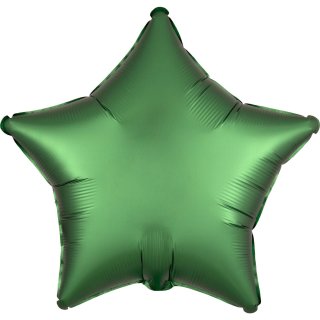 Folienballon Stern Emerald satin luxe