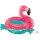 Folienfigur Flamingo Schwimmreifen gro&szlig;